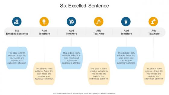 Six Excelled Sentence In Powerpoint And Google Slides Cpb