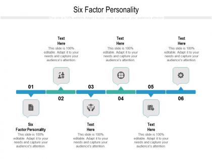 Six factor personality ppt powerpoint presentation summary cpb