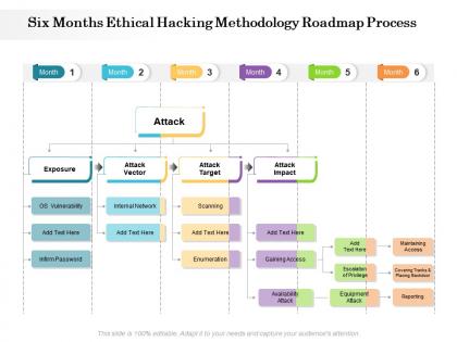 Six months ethical hacking methodology roadmap process