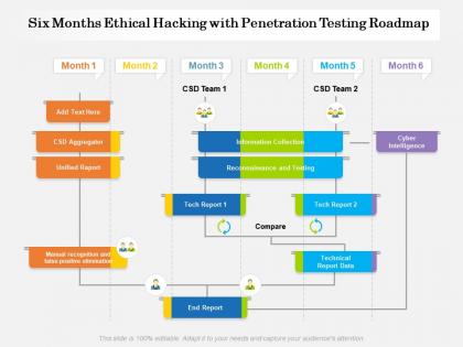 Six months ethical hacking with penetration testing roadmap