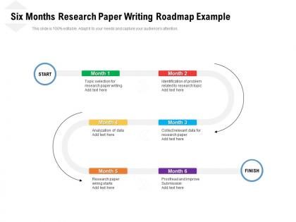 Six months research paper writing roadmap example