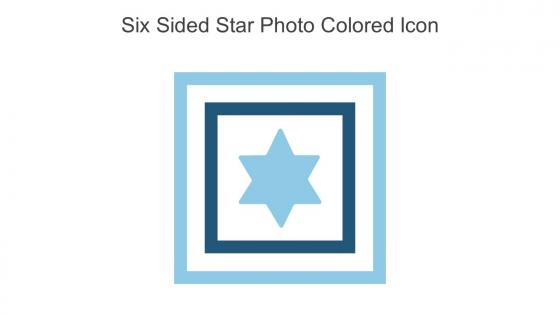 Six Sided Star Photo Colored Icon In Powerpoint Pptx Png And Editable Eps Format