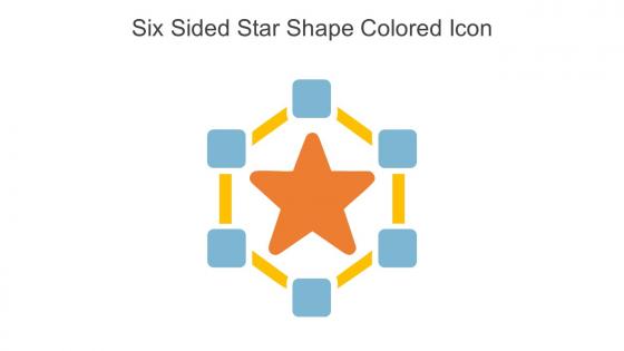 Six Sided Star Shape Colored Icon In Powerpoint Pptx Png And Editable Eps Format