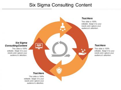 Six sigma consulting content ppt powerpoint presentation gallery slides cpb