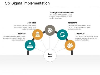 Six sigma implementation ppt powerpoint presentation model graphics template cpb