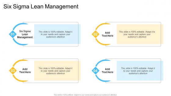Six Sigma Lean Management In Powerpoint And Google Slides Cpb