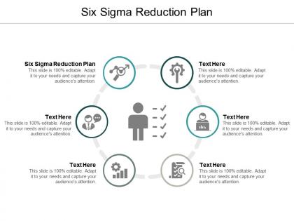 Six sigma reduction plan ppt powerpoint presentation file graphic tips cpb