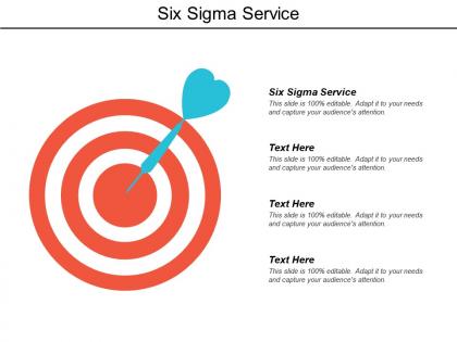 Six sigma service ppt powerpoint presentation model graphic images cpb