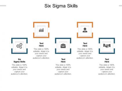 Six sigma skills ppt powerpoint presentation icon mockup cpb