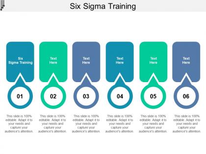 Six sigma training ppt powerpoint presentation styles infographics cpb
