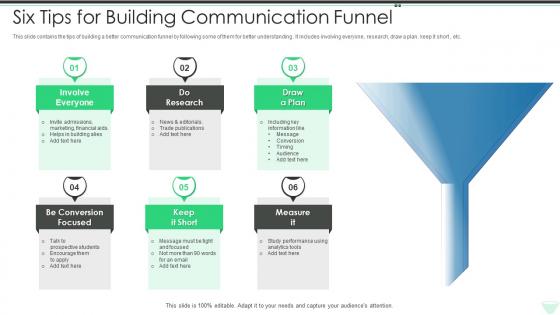 Six Tips For Building Communication Funnel