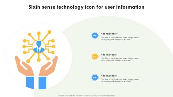 Sixth Sense Technology Icon For User Information