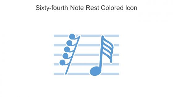 Sixty Fourth Note Rest Colored Icon In Powerpoint Pptx Png And Editable Eps Format