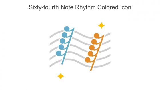 Sixty Fourth Note Rhythm Colored Icon In Powerpoint Pptx Png And Editable Eps Format