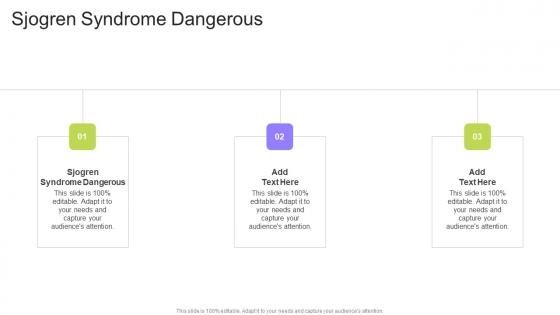 Sjogren Syndrome Dangerous In Powerpoint And Google Slides Cpb