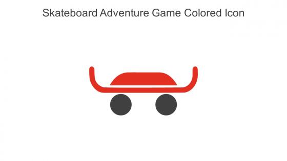 Skateboard Adventure Game Colored Icon In Powerpoint Pptx Png And Editable Eps Format