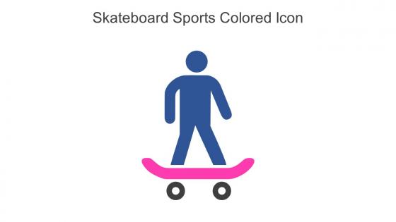 Skateboard Sports Colored Icon In Powerpoint Pptx Png And Editable Eps Format