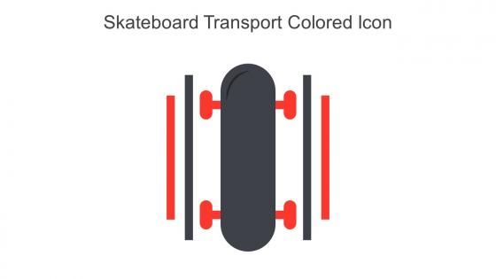 Skateboard Transport Colored Icon In Powerpoint Pptx Png And Editable Eps Format