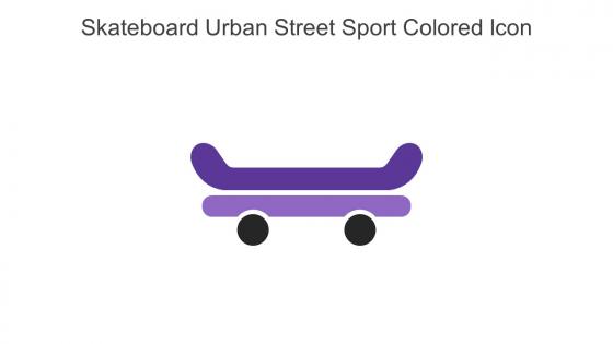 Skateboard Urban Street Sport Colored Icon In Powerpoint Pptx Png And Editable Eps Format