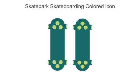 Skatepark Skateboarding Colored Icon In Powerpoint Pptx Png And Editable Eps Format