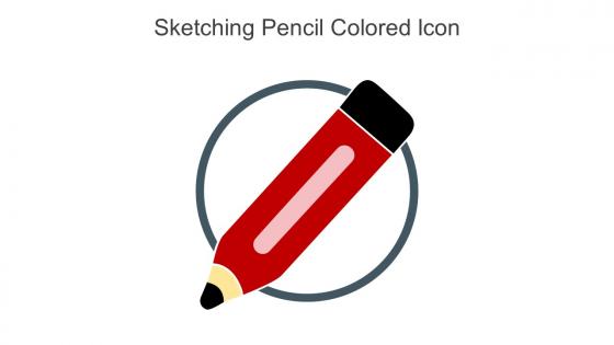 Sketching Pencil Colored Icon In Powerpoint Pptx Png And Editable Eps Format