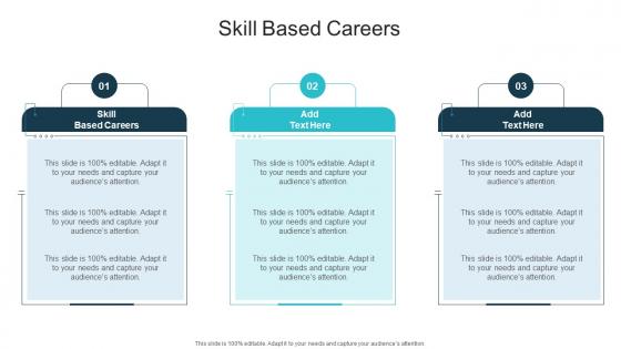 Skill Based Careers In Powerpoint And Google Slides Cpb