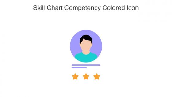 Skill Chart Competency Colored Icon In Powerpoint Pptx Png And Editable Eps Format
