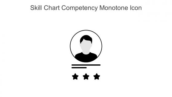 Skill Chart Competency Monotone Icon In Powerpoint Pptx Png And Editable Eps Format