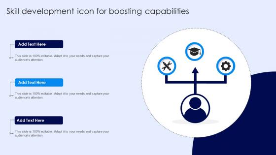Skill Development Icon For Boosting Capabilities
