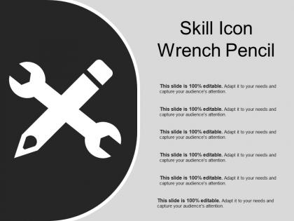 Skill icon wrench pencil