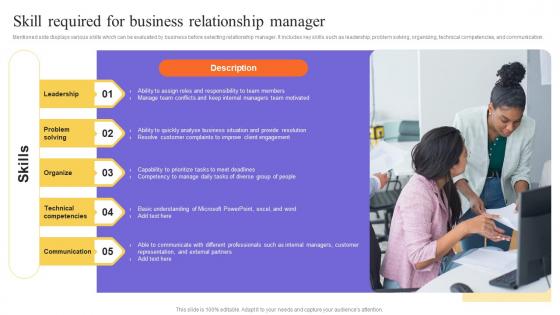 Skill Required For Business Relationship Manager Stakeholders Relationship Administration