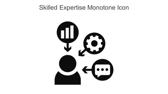 Skilled Expertise Monotone Icon In Powerpoint Pptx Png And Editable Eps Format