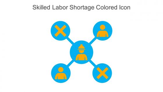 Skilled Labor Shortage Colored Icon In Powerpoint Pptx Png And Editable Eps Format