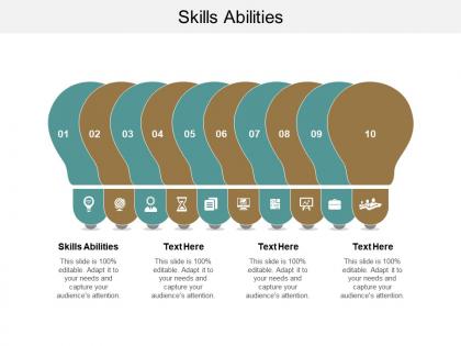 Skills abilities ppt powerpoint presentation ideas skills cpb