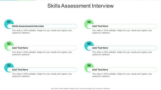 Skills Assessment Interview In Powerpoint And Google Slides Cpb