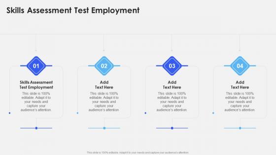 Skills Assessment Test Employment In Powerpoint And Google Slides Cpb