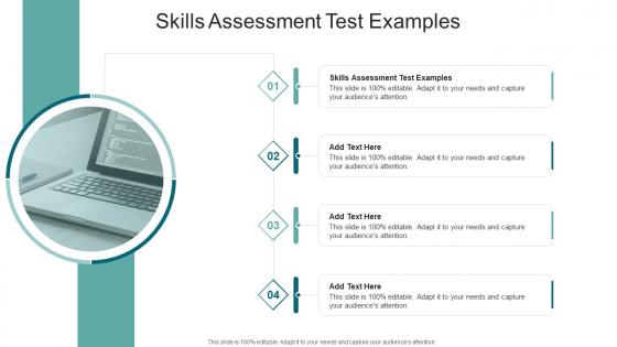 Skills Assessment Test Examples In Powerpoint And Google Slides Cpb
