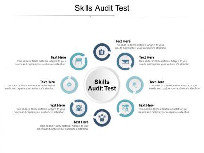 Skills audit test ppt powerpoint presentation pictures layout cpb