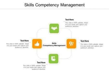 Skills competency management ppt powerpoint presentation infographic influencers cpb