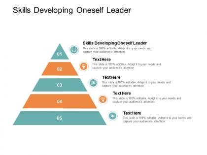 Skills developing oneself leader ppt powerpoint presentation summary slide cpb