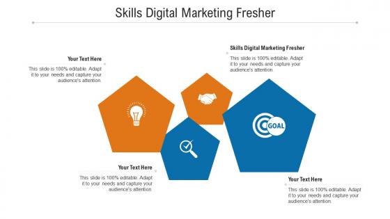 Skills digital marketing fresher ppt powerpoint presentation show visuals cpb