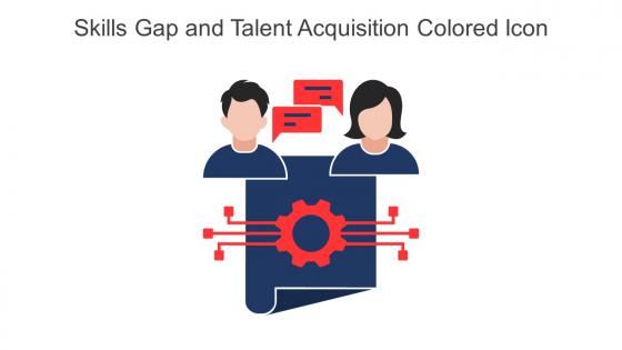 Skills Gap And Talent Acquisition Colored Icon In Powerpoint Pptx Png And Editable Eps Format