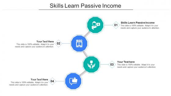 Skills Learn Passive Income Ppt Powerpoint Presentation Infographics Model Cpb