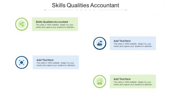 Skills Qualities Accountant In Powerpoint And Google Slides Cpb