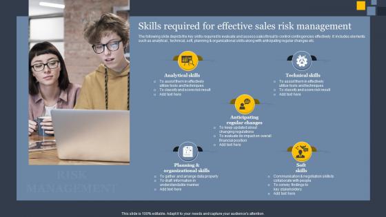 Skills Required For Effective Sales Risk Management Implementing Sales Risk Mitigation Planning