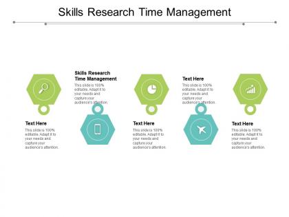 Skills research time management ppt powerpoint presentation gallery ideas cpb