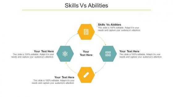 Skills Vs Abilities Ppt Powerpoint Presentation Infographic Template Clipart Cpb