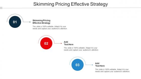 Skimming Pricing Effective Strategy Ppt Powerpoint Presentation File Layouts Cpb