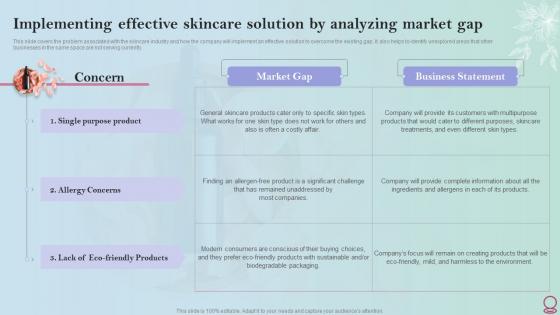 Skincare Industry Business Plan Implementing Effective Skincare Solution By Analyzing Market BP SS