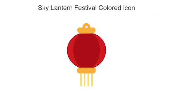 Sky Lantern Festival Colored Icon In Powerpoint Pptx Png And Editable Eps Format